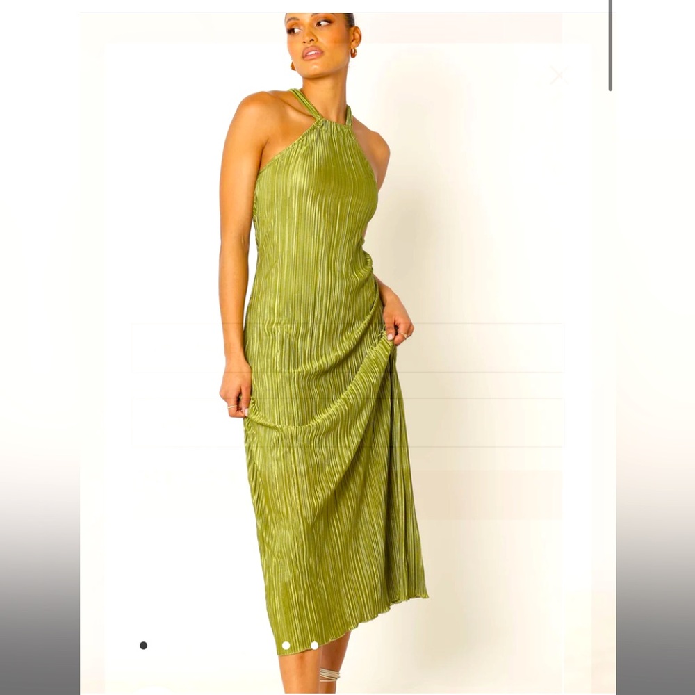 BNWT PETAL AND PUP XS GREEN MAXI DRESS